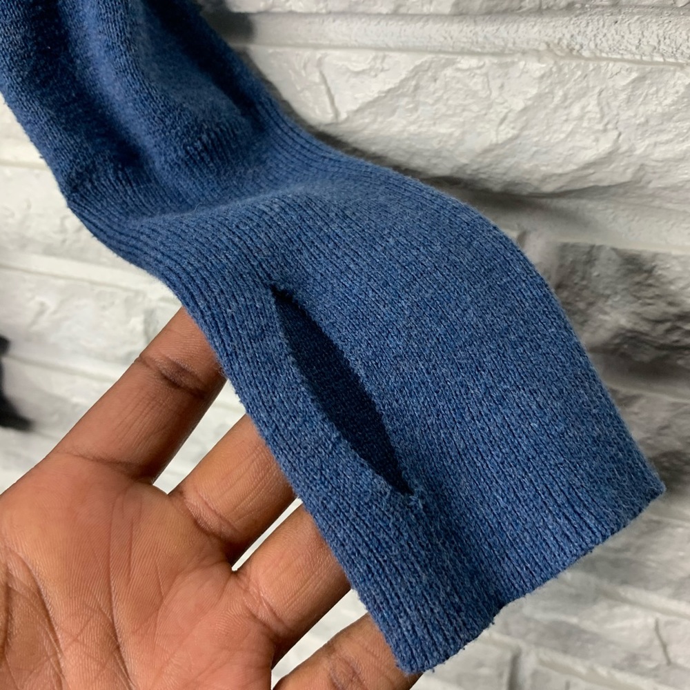 Blue Sweater with Rib material - Picture 3 of 3